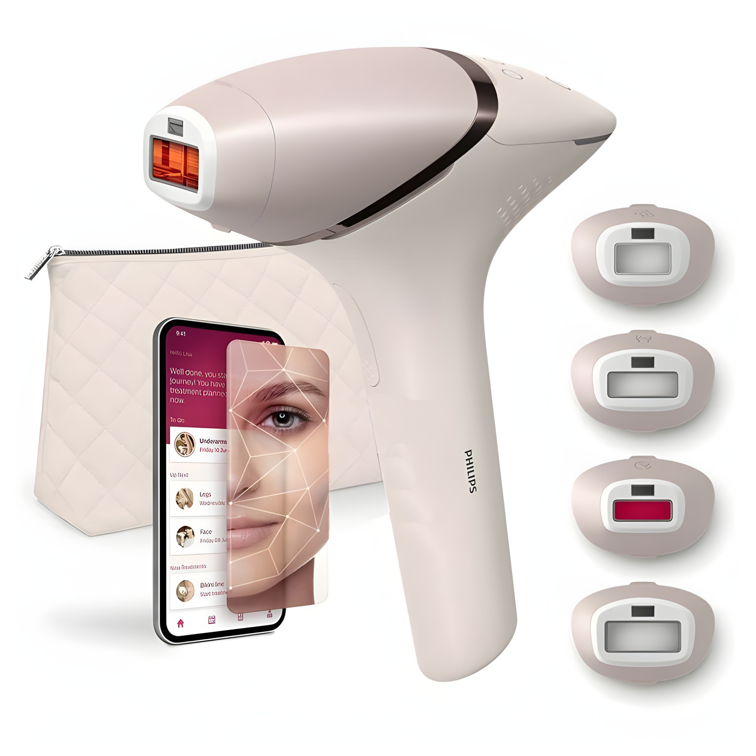 Depilator IPL Philips Lumea 9900 BRI976/00 SkinAI 4 nasadki