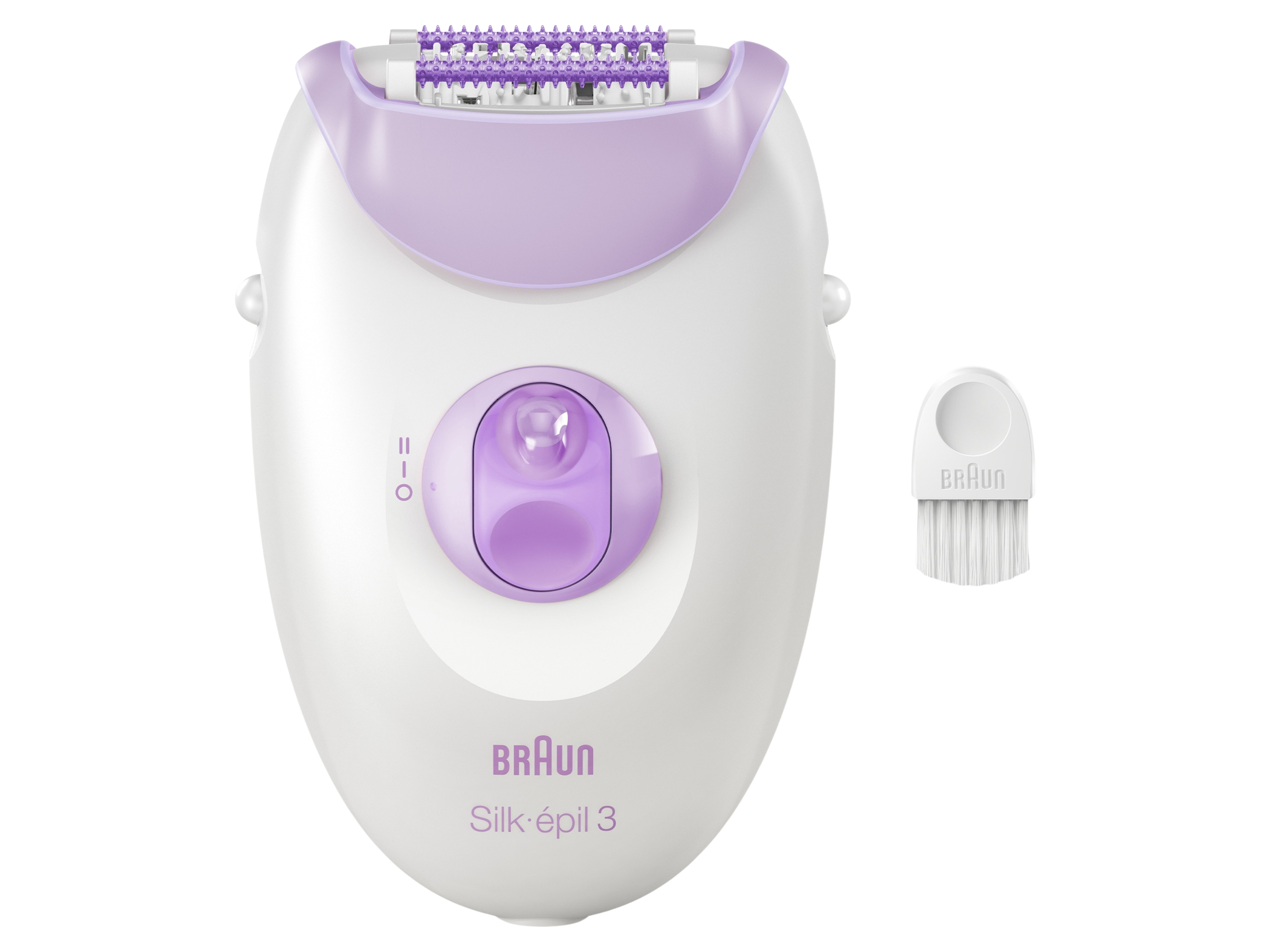 Braun Silk-épil 3 3-000 depilator biało-fioletowy SmartLight Stan opakowania oryginalne