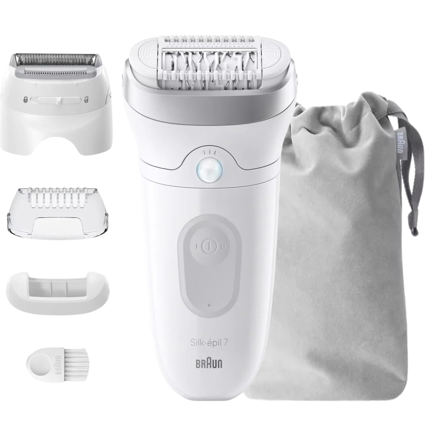 Depilator Braun Silk-épil 7 7-041 40 pęset Wet&Dry SmartLight Model Silk-épil 7-041