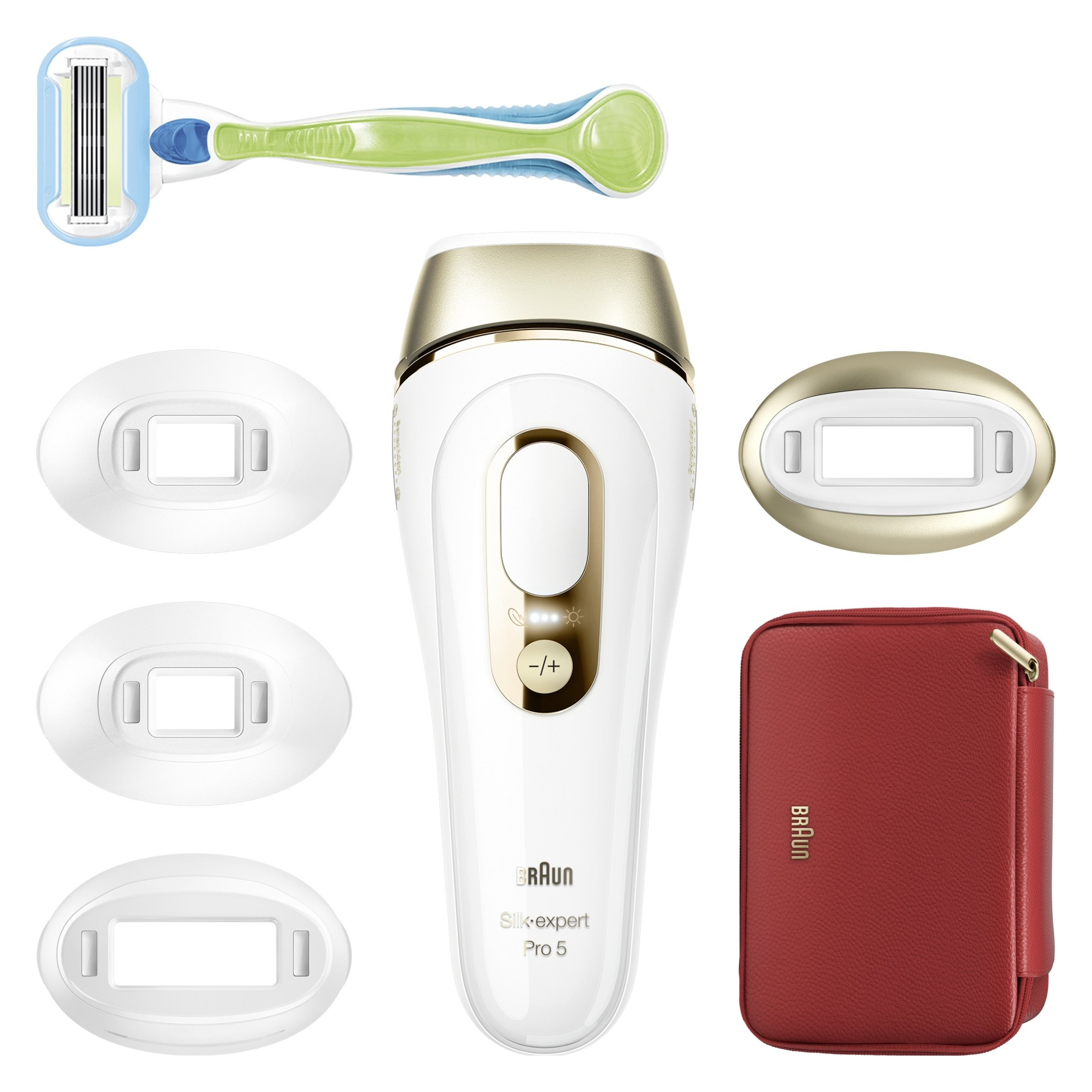 Depilator IPL Braun Silk-expert Pro 5 PL5382 4 głowice maszynka Venus Stan opakowania oryginalne