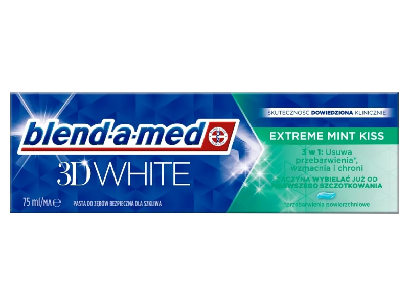 Blend-A-Med 3D White Extreme Mint Kiss Pasta Do Zębów 75ML Wybielająca Marka blend-a-med
