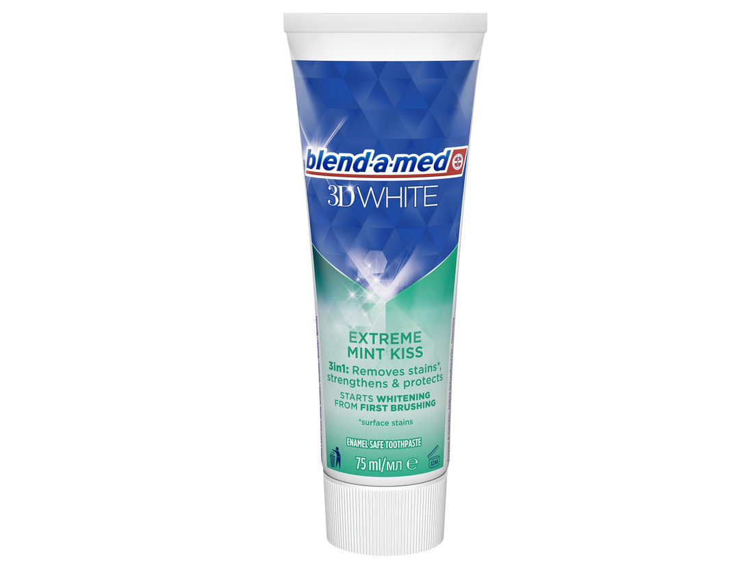 Blend-A-Med 3D White Extreme Mint Kiss Pasta Do Zębów 75ML Wybielająca 5szt Kod producenta 8006540792162