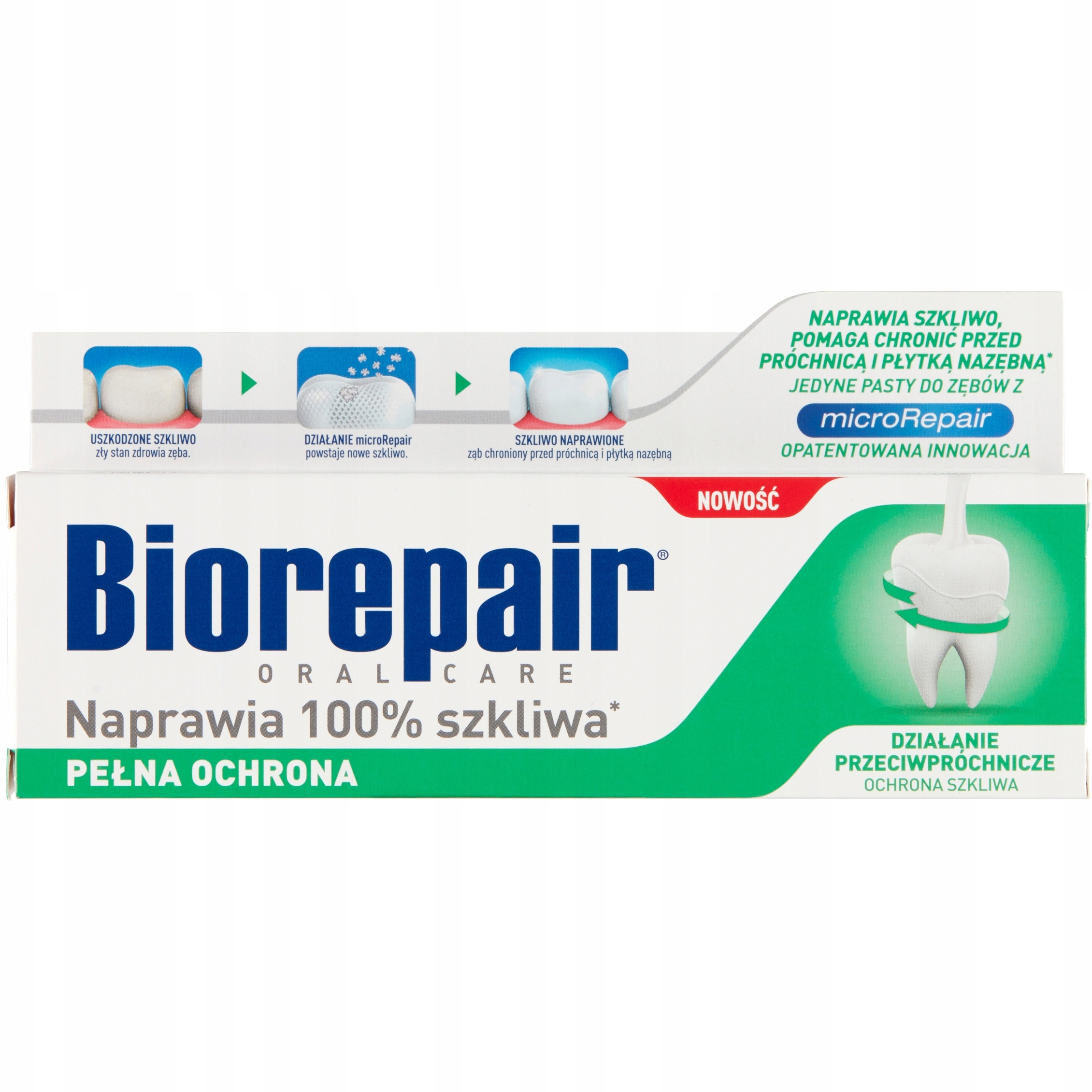 2 Pasta do Zębów BioRepair Total Protective Repair Przeznaczenie dla dorosłych