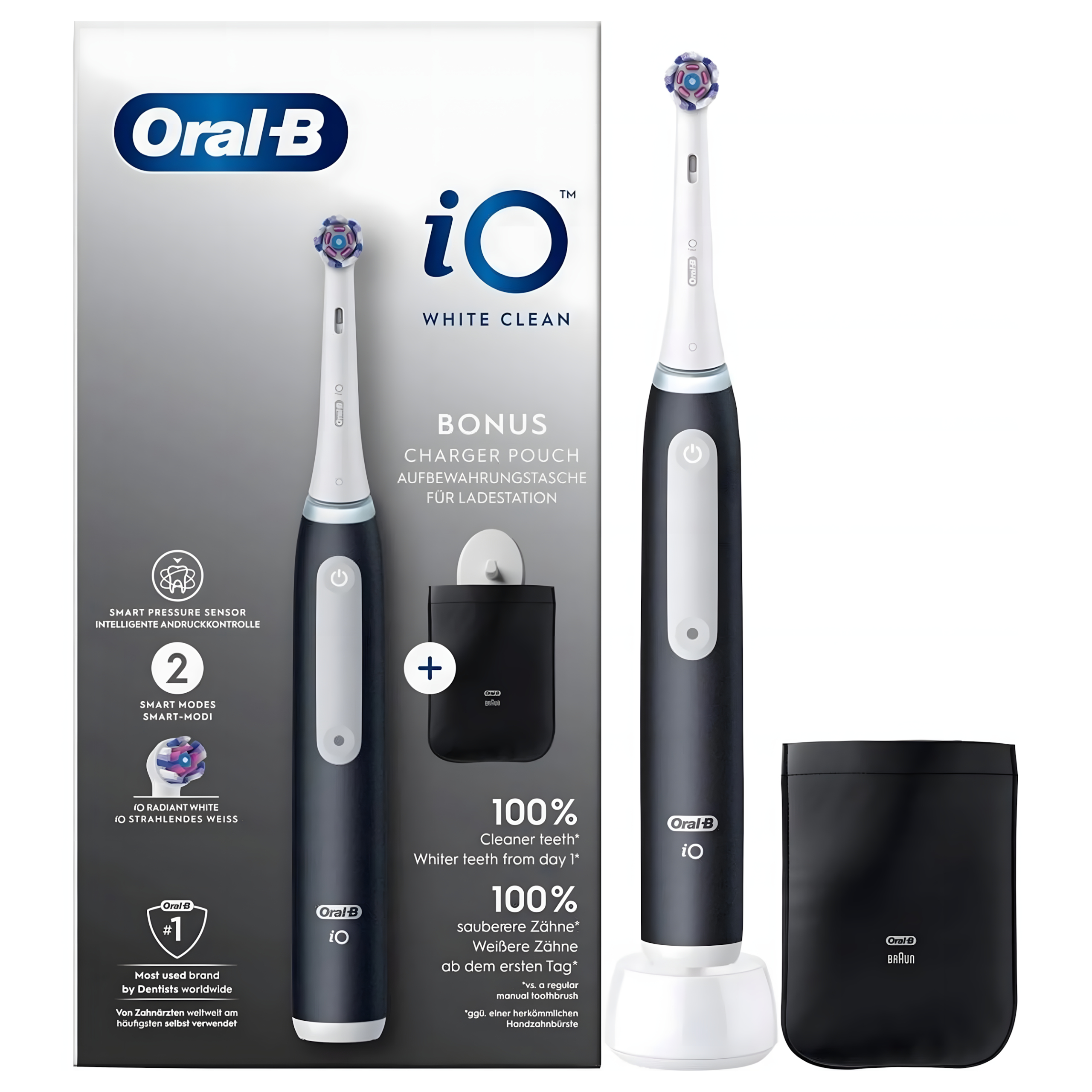 Szczoteczka Magnetyczna elektryczna Oral-B iO White Clean 2 tryby czarna