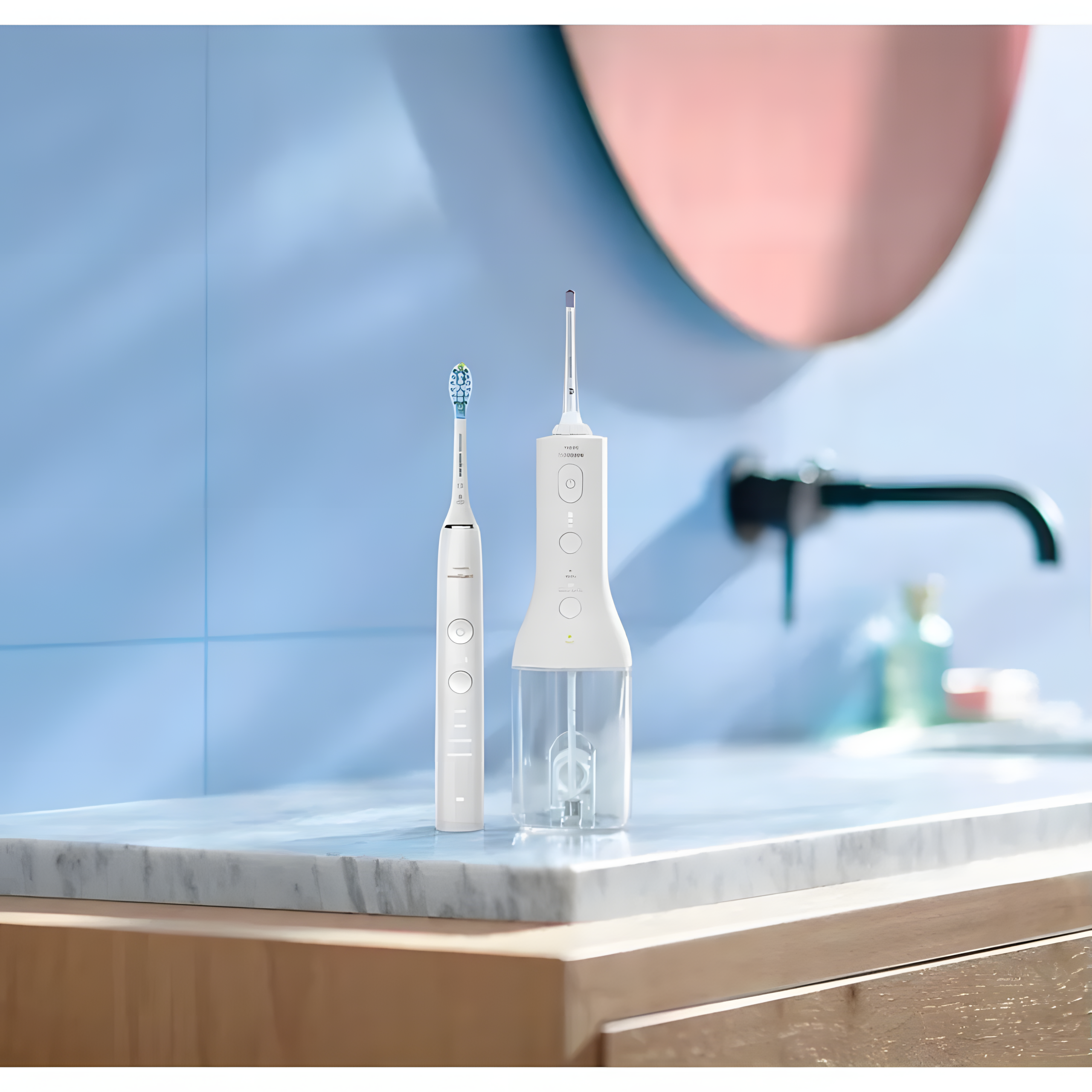 Szczoteczka z irygatorem Philips DiamondClean 9000 + Philips HX3886/41 Stan opakowania oryginalne