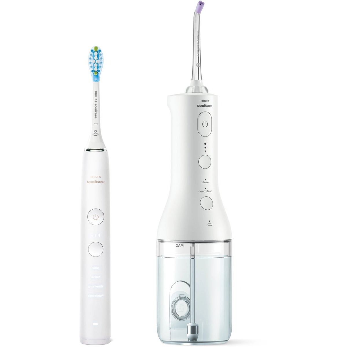 Szczoteczka z irygatorem Philips DiamondClean 9000 + Philips HX3886/41 Model HX3886/41