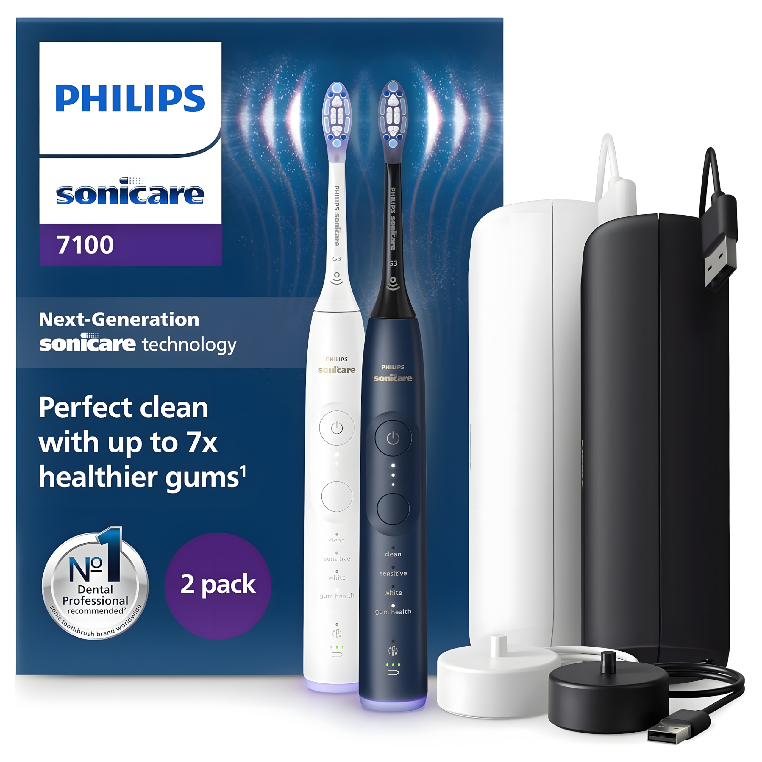 Elektryczna Szczoteczka Soniczna do Zębów Philips Sonicare HX7429/01 Dwupak